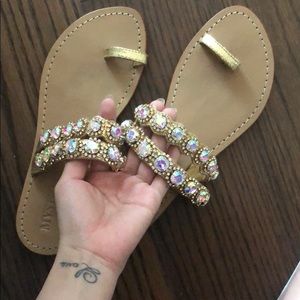 Mystique Blingbling crystal Flats